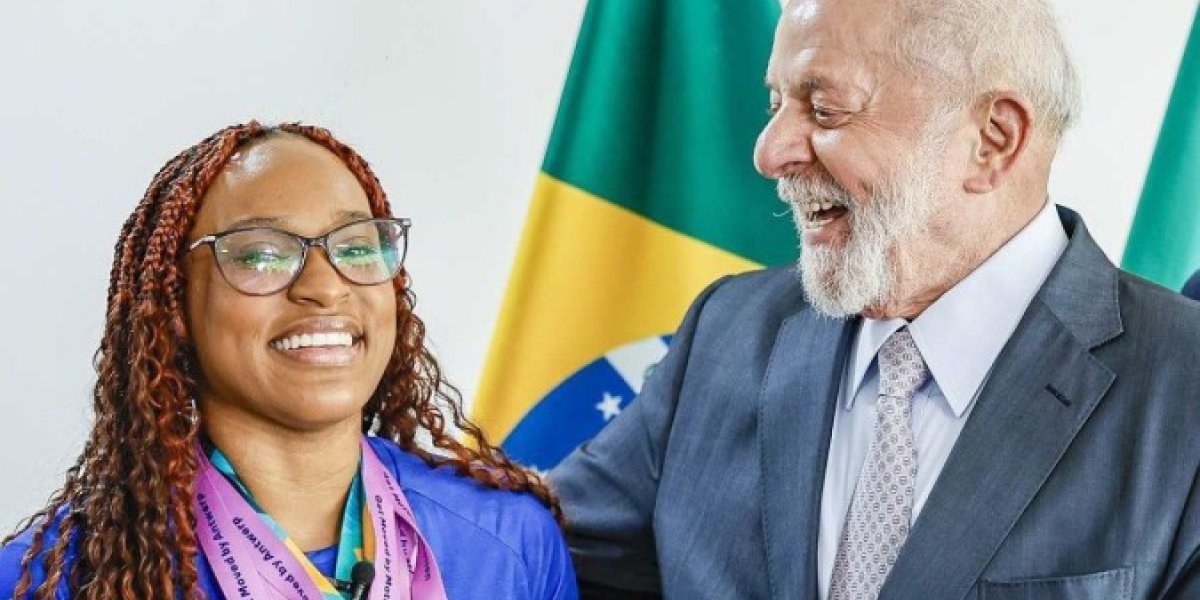 Lula celebra medalha de ouro de Rebeca: “Nossa maior medalhista olímpica"