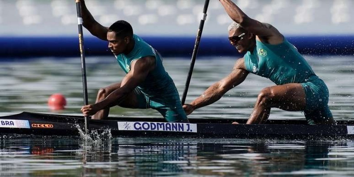 Canoagem: Isaquias e Jacky ficam em terceiro e disputam quartas de final