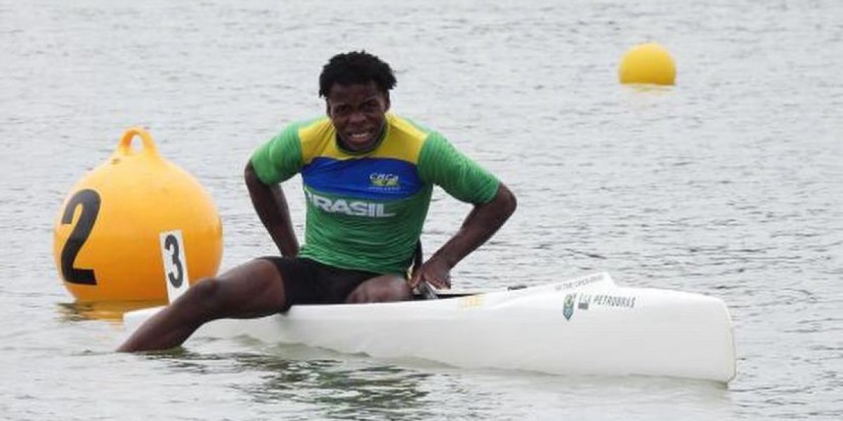 Mateus Nunes fica na última posição e é eliminado no C-1 1.000 metros