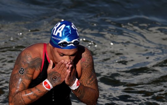 Ana Marcela Cunha fica em quarto na maratona aquática