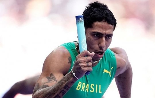 Brasil é eliminado no revezamento 4x100m masculino e não avança à final