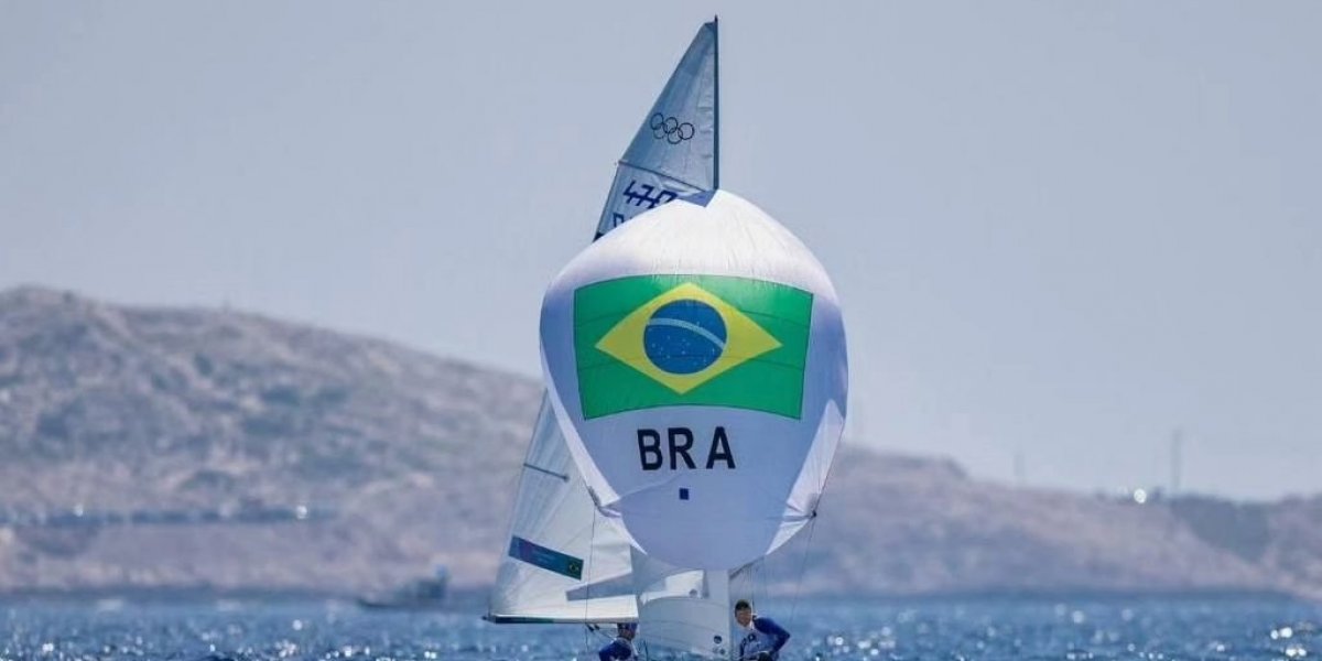 Vela: Henrique Haddad e Isabel Swan encerram em décimo lugar no dinghy misto