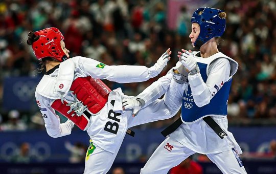 Maria Clara Pacheco é eliminada e busca repescagem no taekwondo