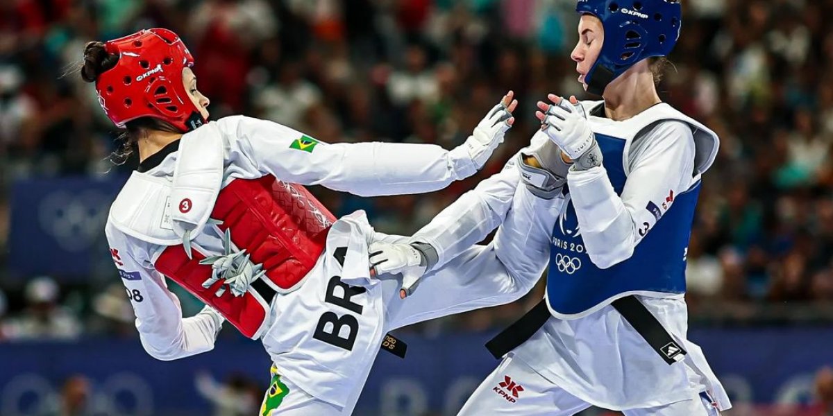 Maria Clara Pacheco é eliminada e busca repescagem no taekwondo
