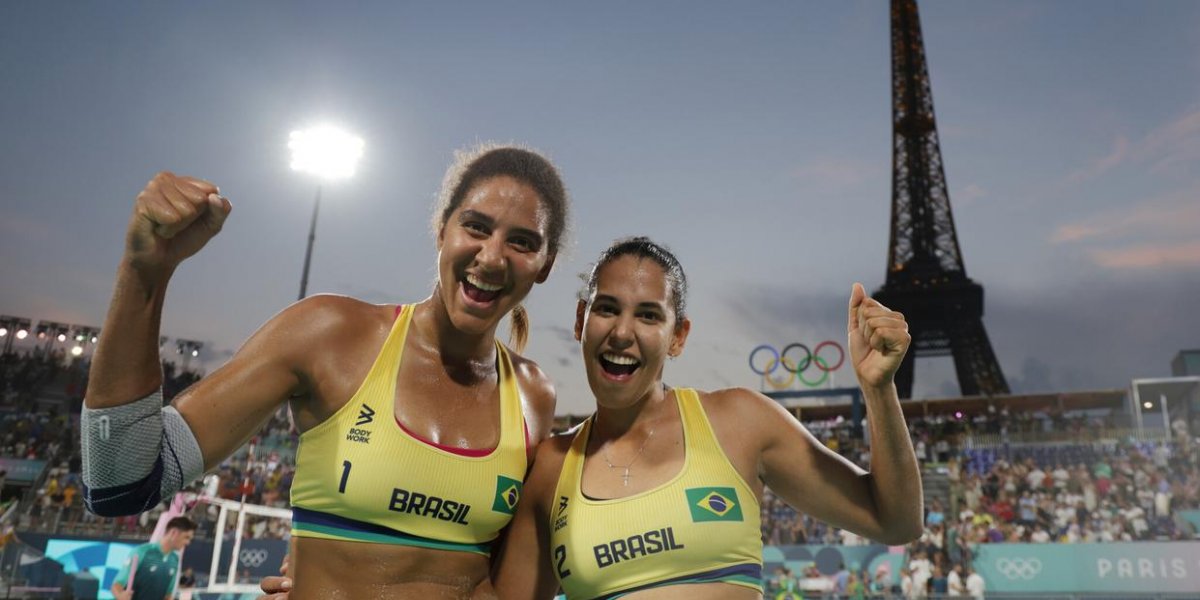 Duda e Ana Patrícia vencem e colocam o Brasil na final do vôlei de praia