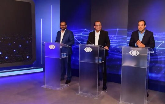 Clima esquentou! Bruno Reis alfineta Geraldo Jr durante debate