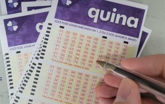 Prêmio da Quina acumula, mas quatro apostas na Bahia ganham R$ 10,6 mil cada