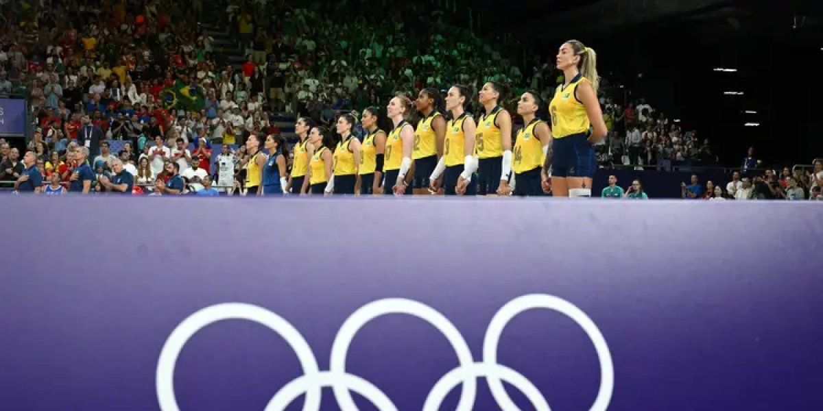 Brasil garante medalha de bronze no vôlei feminino em Paris