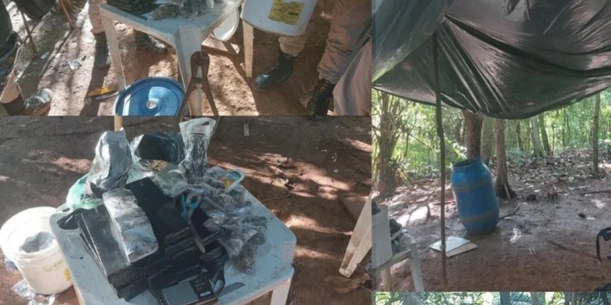 Polícia desmancha acampamento de tráfico em Brotas