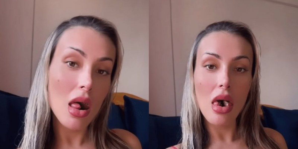 Andressa Urach justifica bifurcação da língua como provocação a evangélicos
