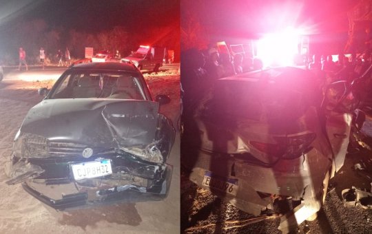 Dois engenheiros morrem após batida entre veículos na BR-330, na Bahia