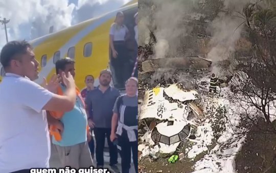 Comandante da Voepass se desentende com passageiros