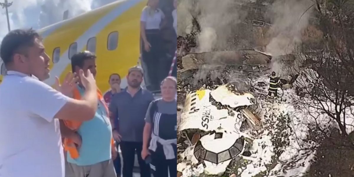 Comandante da Voepass se desentende com passageiros