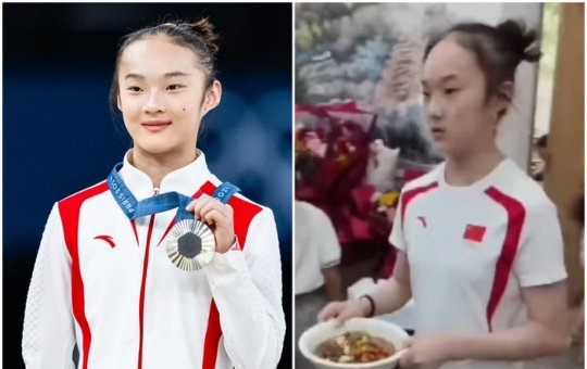 Ginasta chinesa volta a trabalhar no restaurante dos pais após medalha olímpica