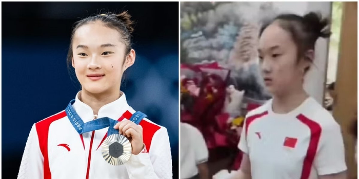 Ginasta chinesa volta a trabalhar no restaurante dos pais após medalha olímpica
