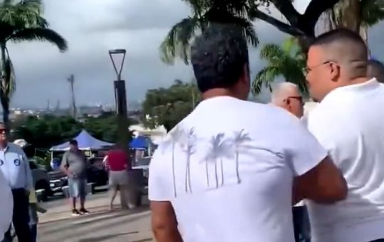 Confusão: Apoiadores de Bruno Reis e Geraldo Júnior se desentendem no Bonfim