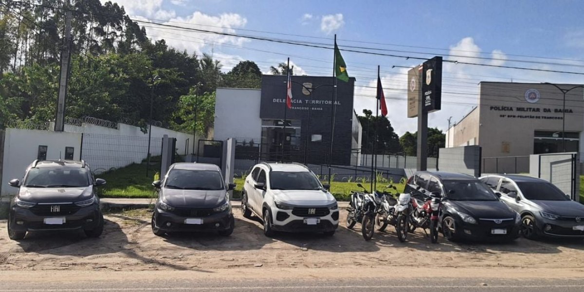 Polícia Civil recupera oito veículos roubados na Bahia