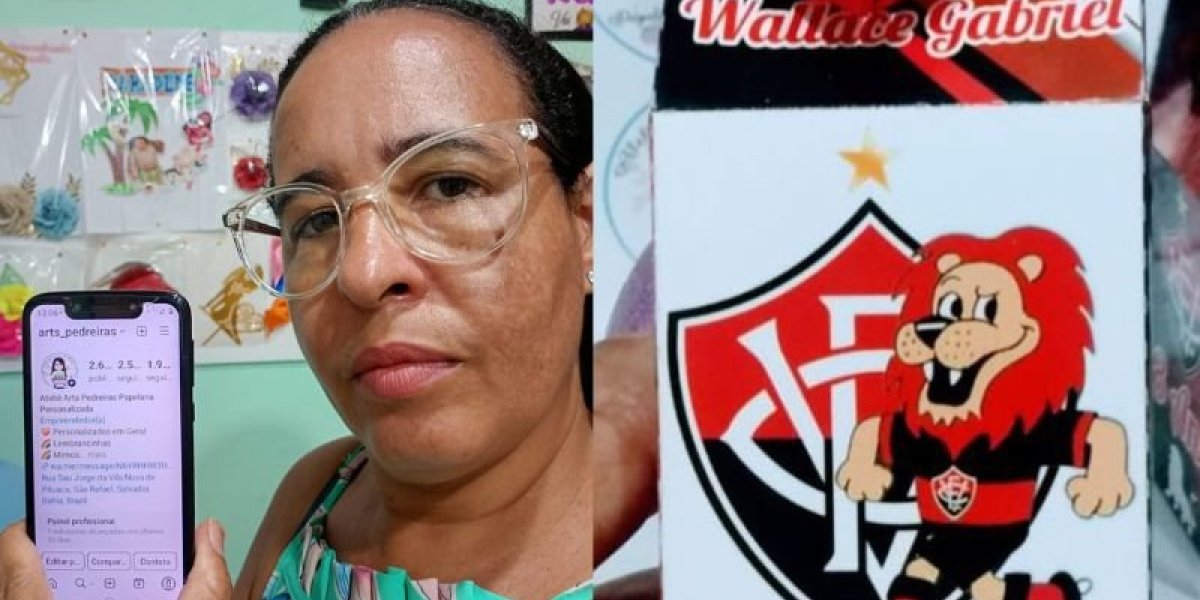 Artesã recupera perfil em redes sociais e recebe proposta do Vitória