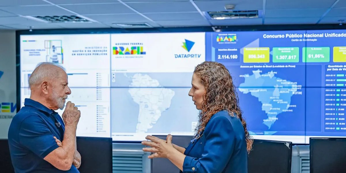 Lula acompanha aplicação do CNU e fala sobre modernização da máquina pública