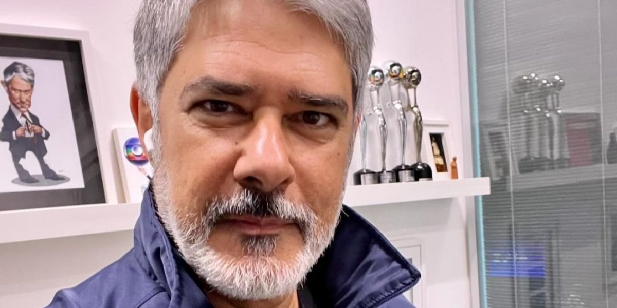 William Bonner brinca com seguidores após ser diagnosticado com Covid-19