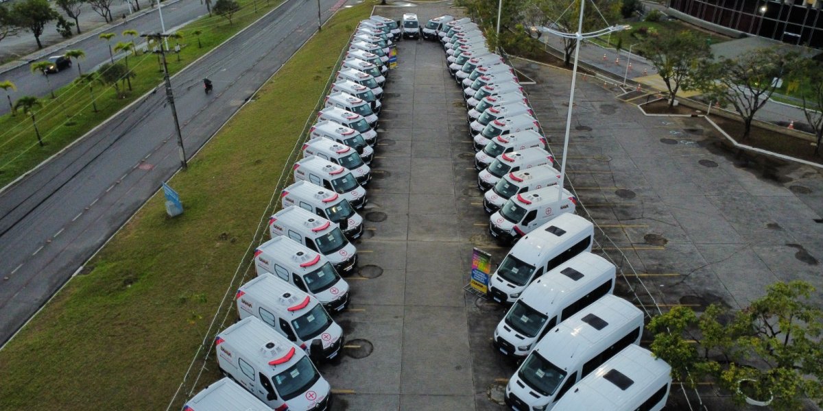 Bahia recebe 59 ambulâncias para reforçar atendimento no interior do estado