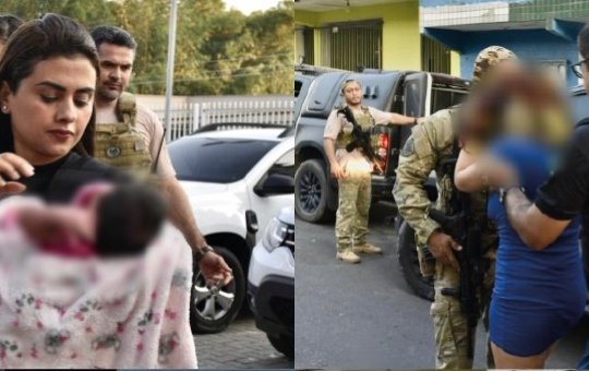 Mãe entrega bebê a traficantes em troca de dívida e é detida em Manaus