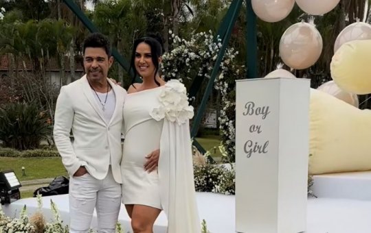 Zezé Di Camargo e Graciele Lacerda descobrem sexo do bebê e se casam; veja