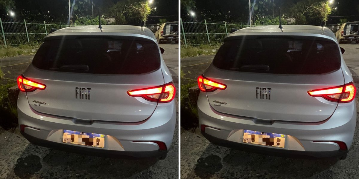 Carro roubado é recuperado pela Polícia Militar na região da Lapinha