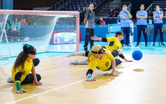 Brasil empata com Turquia na estreia do Goalball feminino