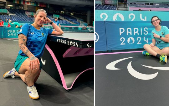 Paralimpíadas 2024: Brasil sofre derrota nas duplas femininas de tênis de mesa