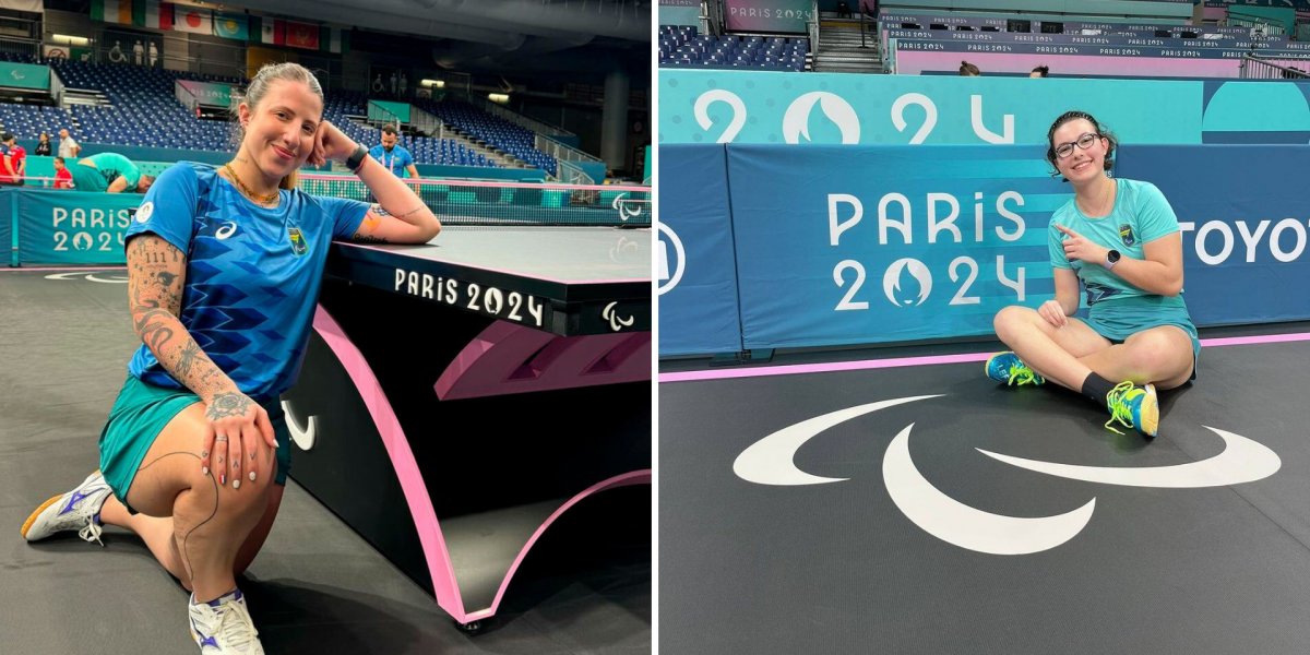 Paralimpíadas 2024: Brasil sofre derrota nas duplas femininas de tênis de mesa