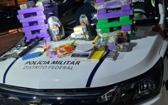 Homem é preso por tráfico de drogas em estacionamento de UPA em Ceilândia