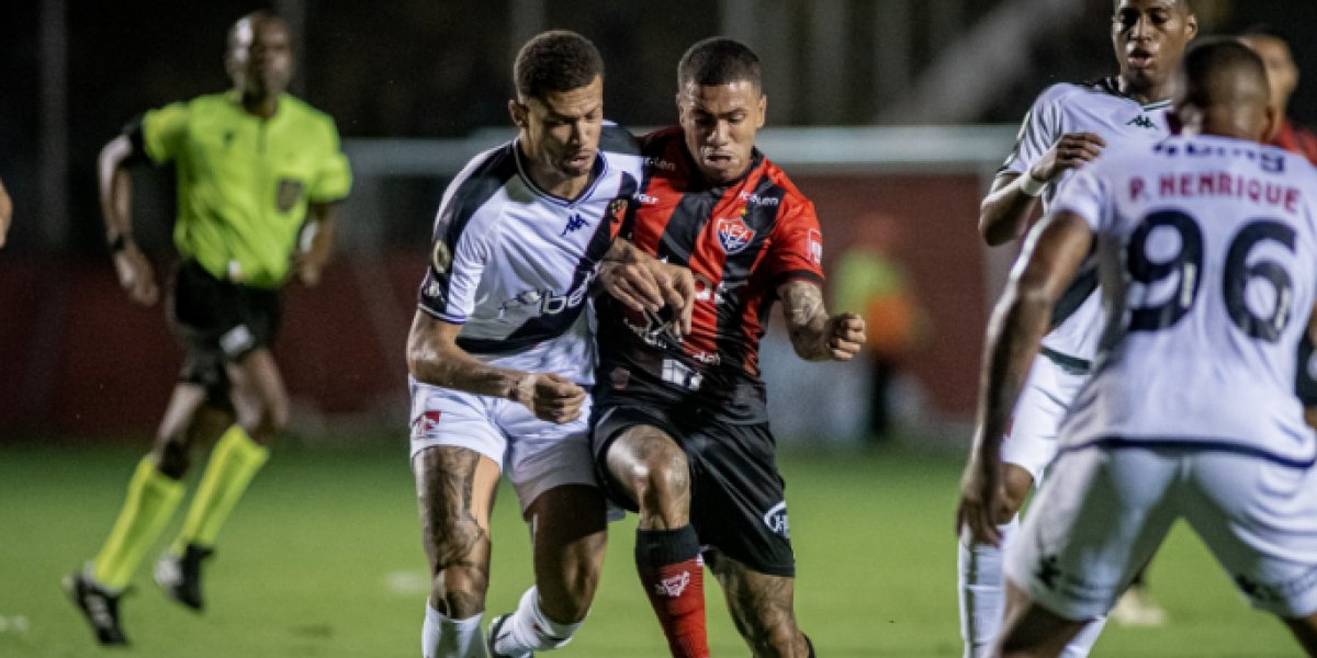 Vitória sofre derrota para o Vasco e segue na zona de rebaixamento