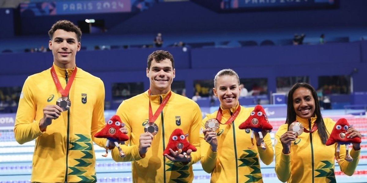 TOP 4! Confira quadro de medalhas nas Paralimpíadas de Paris 2024