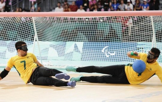 Paralimpíadas 2024: Brasil vai às semifinais do golbol após vencer o Egito