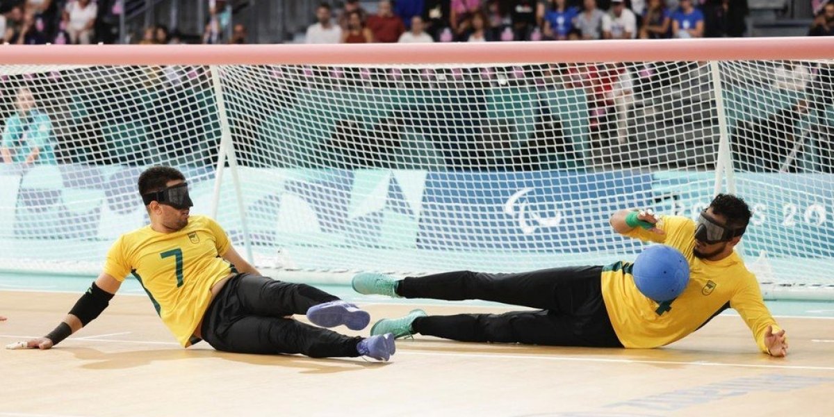 Paralimpíadas 2024: Brasil vai às semifinais do golbol após vencer o Egito