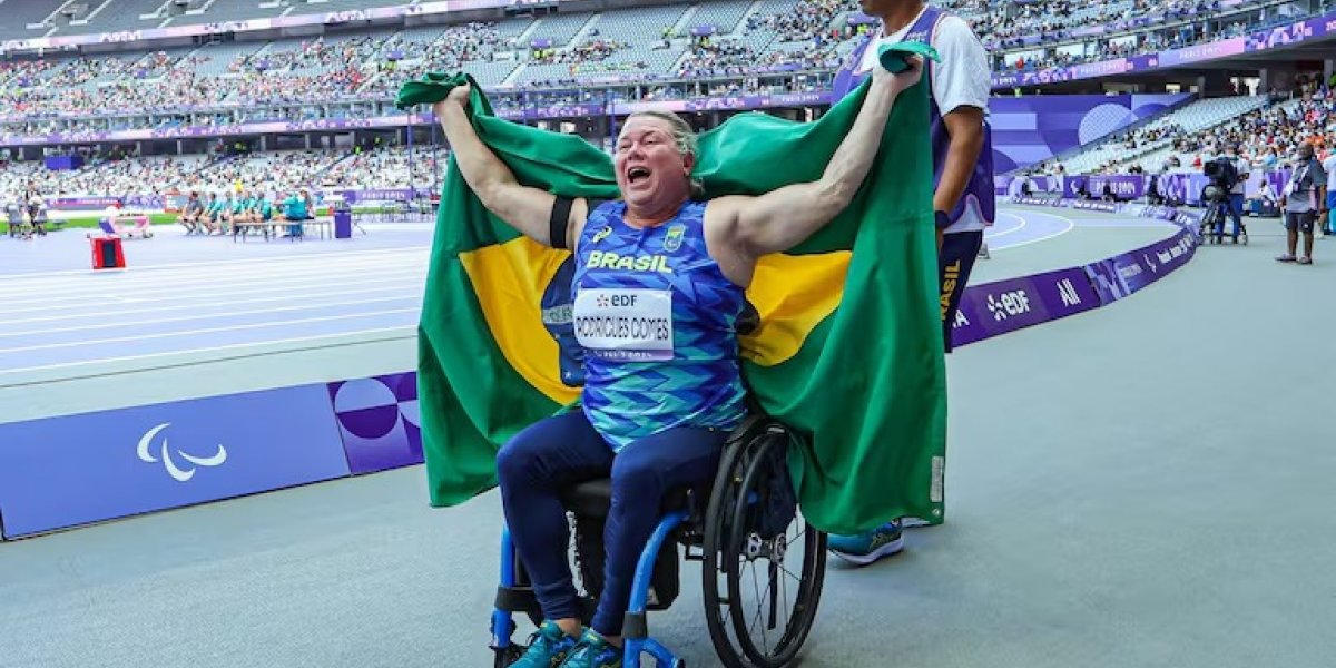 Paralimpíadas 2024: Brasil mantém 4° posição no quadro de medalhas