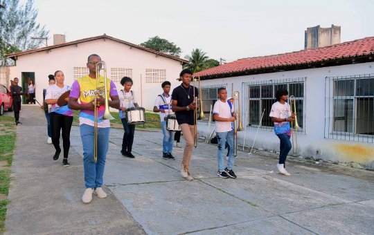 Fanfarras de escolas municipais se preparam para desfile do 7 de Setembro