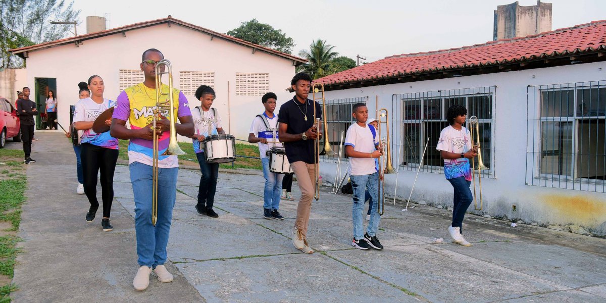 Fanfarras de escolas municipais se preparam para desfile do 7 de Setembro