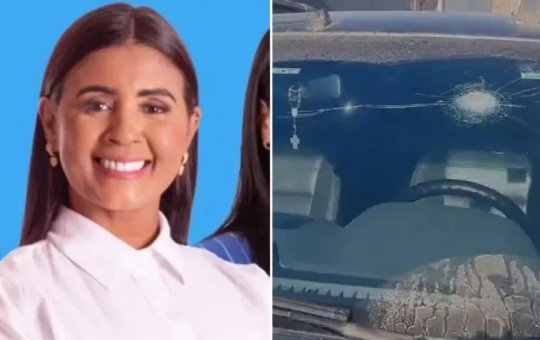 Carro de candidata a prefeitura é atingido por disparos na BR-030