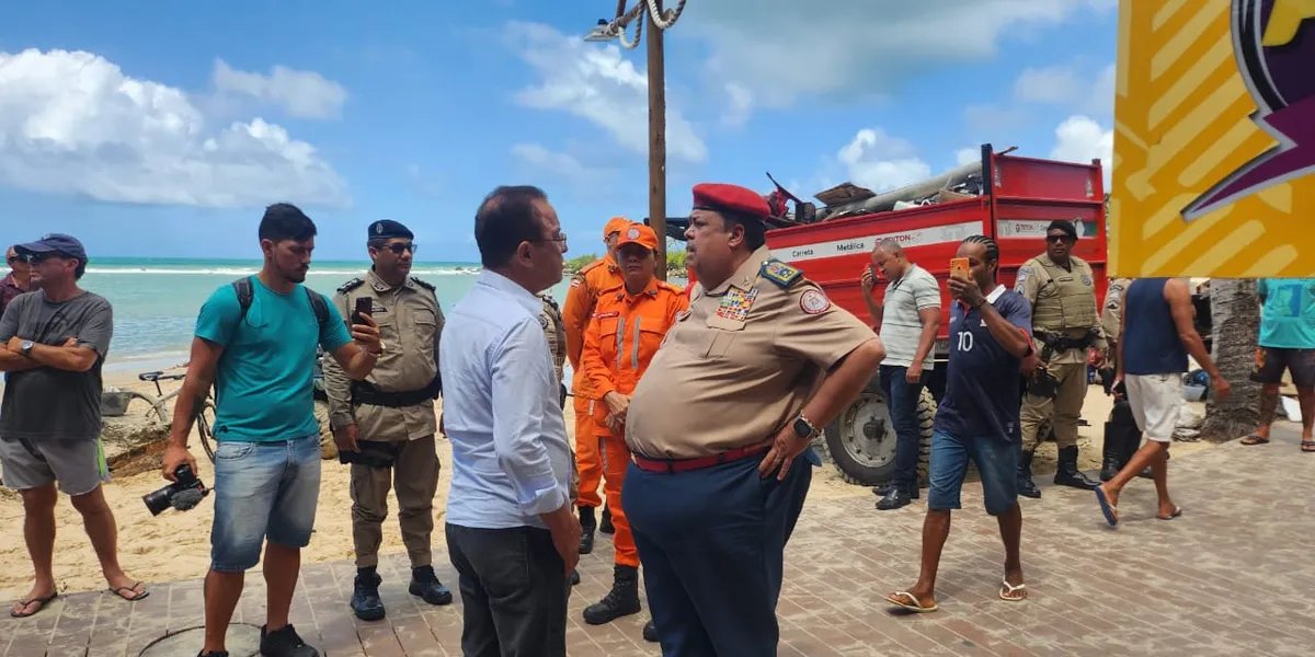 Morro de São Paulo pode receber base do Corpo de Bombeiros depois de incêndio