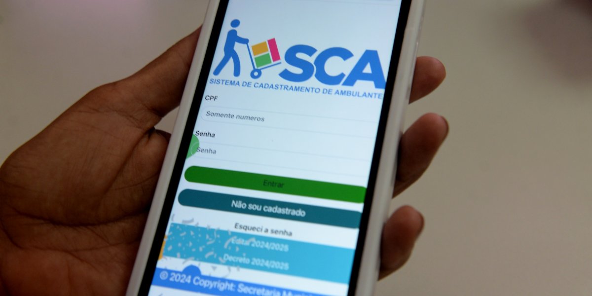 Primeiro dia de cadastramento de ambulantes para festas supera 11 mil inscrições