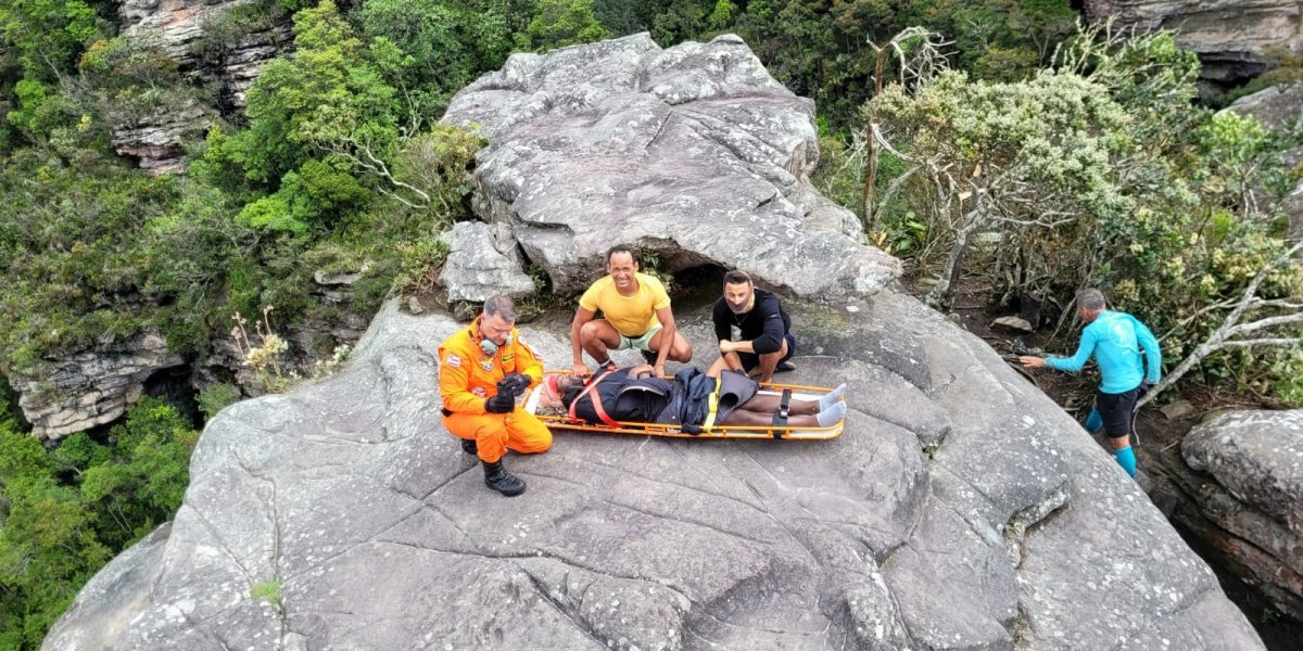 Turista francês sofre traumatismo craniano em trilha na Chapada Diamantina