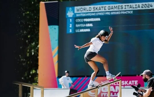 Rayssa Leal desbanca 7 japonesas e vence mundial de skate em Roma