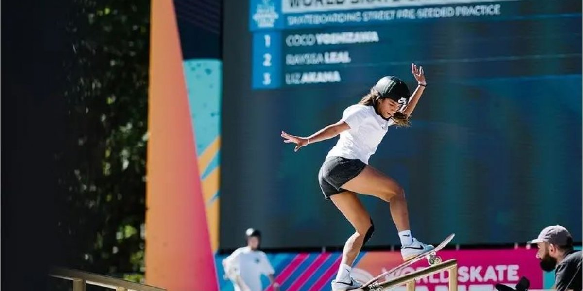 Rayssa Leal desbanca 7 japonesas e vence mundial de skate em Roma