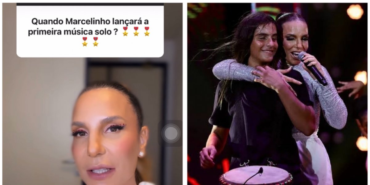 Veveta se derrete ao falar do futuro do filho na música