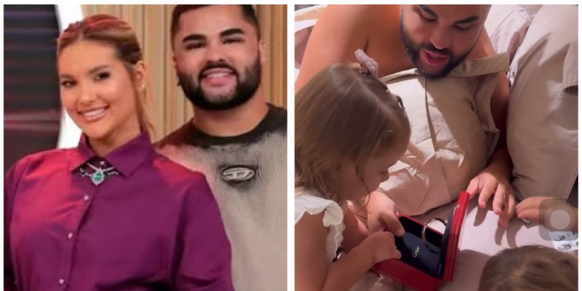 Virgínia presenteia Lucas Guedes com pulseira avaliada em mais de R$ 50 mil