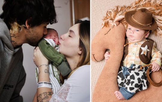 Virginia posta ensaio com filho recém-nascido e encanta público