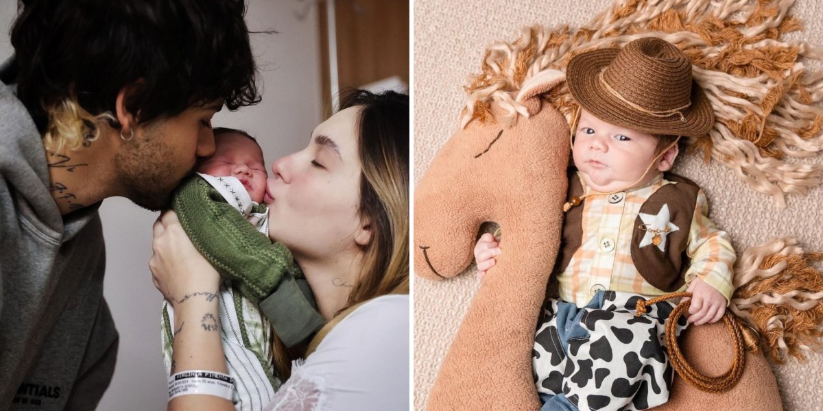 Virginia posta ensaio com filho recém-nascido e encanta público