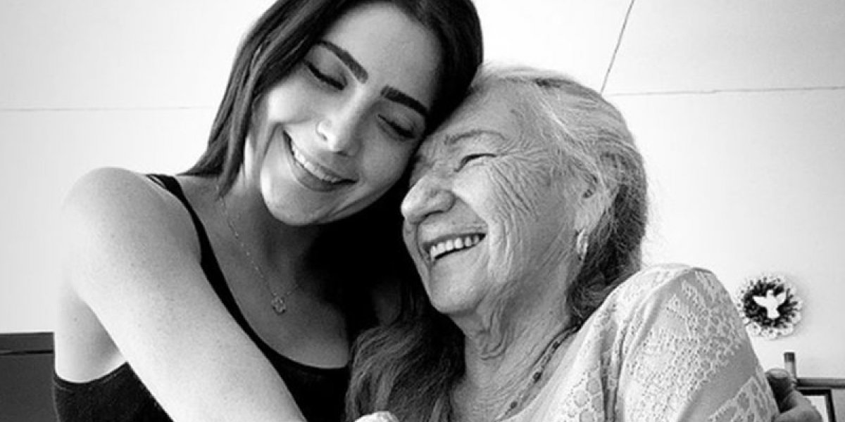 Jade Picon lamenta morte de avó materna: 'Sempre tive medo desse dia chegar'